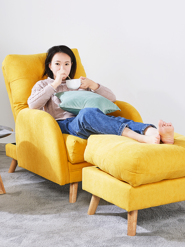 Lazy man sofa chair Single balcony leisure time deck chair Noon break fold sofa bedroom Small apartmentin the Residential furniture , Sofa , Beanbag category - from Buy2taobao.com to provide professional Taobao agent buy service