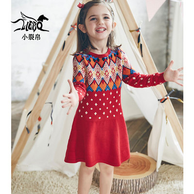 小裂帛童装2019春秋装新款女童长袖连衣裙秋装洋气公主裙56150060