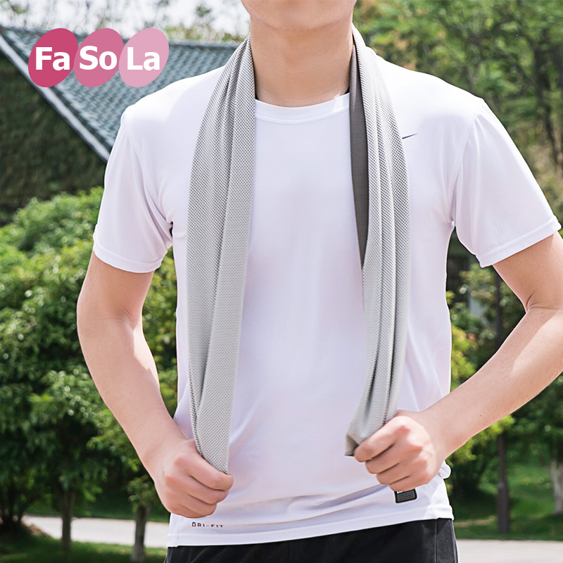 FaSoLa Sweat lengthen Cold motion towel men and women Ice-cold cooling run Gym Quick drying Rub Hanjinin the Sports/Yoga/Fitness/Fans supplies , Badminton , Sports Towel category - from Buy2taobao.com to provide professional Taobao agent buy service