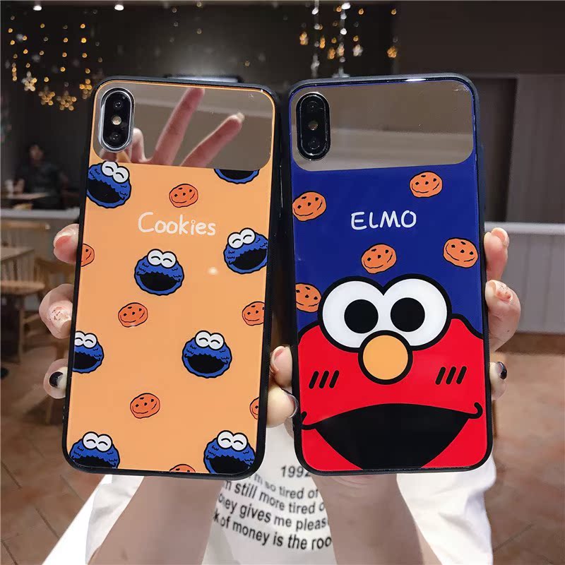 镜面芝麻街iphonex手机壳个性创意苹果7Plus补妆镜子xs max全包趣|msdalam kategori Aksesori Digital 3C, Aksesori telefon bimbit, Kes telefon bimbit/Shell - dari Buy2taobao.com untuk memberikan perkhidmatan ejen Taobao profesional membeli