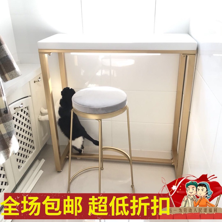 Promotion modern Simplicity personality originality The bar chair Bar stool Reception Chairs golden household Iron art Highchairs Single chairin the Business/Office Furniture , Entertainment/Bar/KTV Furniture , Bar Stools category - from Buy2taobao.com to provide professional Taobao agent buy service