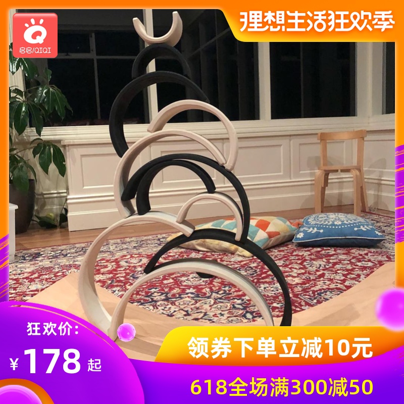 跷跷板儿童平衡玩具室内曲板家用宝宝双人木质户外翘翘板弯板室外|ruв категории игрушка/коляска/головоломка/блоки/модель, развлечения/оборудование для обучения/крупных объектов, качели - от Buy2taobao.com для оказания профессиональной услуги покупки агента Taobao