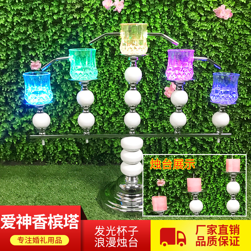 new pattern Wedding celebration Candlestick Champagne tower Dual use Stainless steel God of love Champagne tower Candlestick Wedding celebration prop decoratein the Festive supplies/Gift , Other Festival Gifts category - from Buy2taobao.com to provide professional Taobao agent buy service
