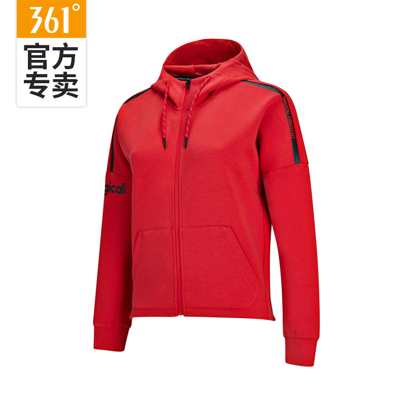 361度女装外套2019春季新款361休闲运动连帽开襟卫衣561839033A|ruв категории спортивный костюм/досуг одежды, спортивный свитер/свитер - от Buy2taobao.com для оказания профессиональной услуги покупки агента Taobao