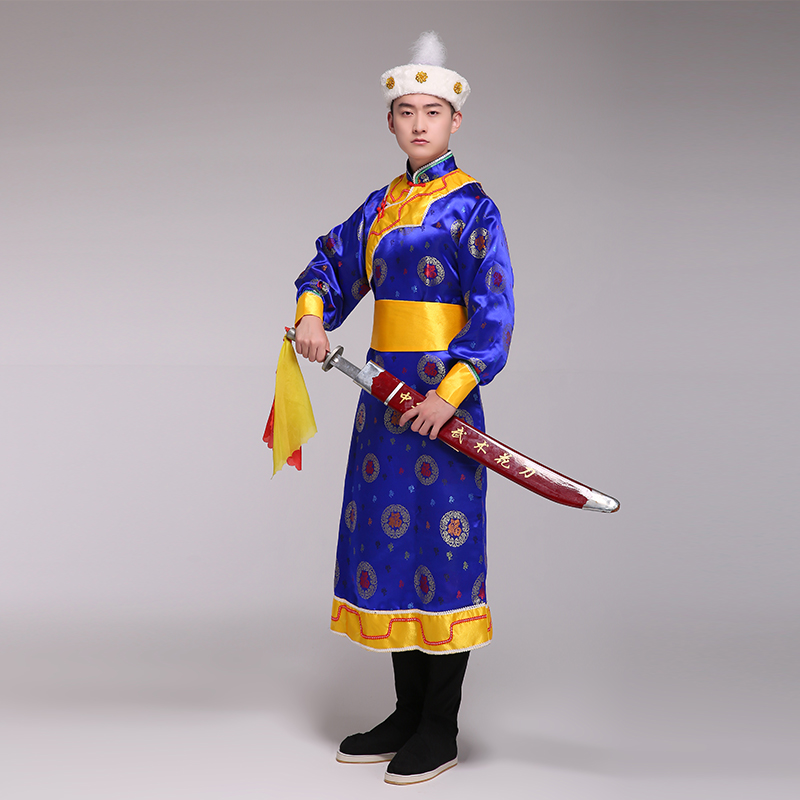酷美乐购 - 臻美人蒙古族服饰男少数民族服装蒙古舞蹈