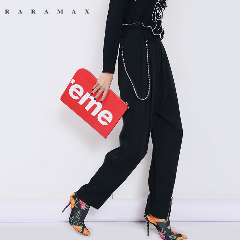 RARAMAX Bud Beading Paige Haren pants zipper Casual pants Easy paper bag trousers Carrot pantsin the Women's clothing/Boutique , Pants , Casual pants category - from Buy2taobao.com to provide professional Taobao agent buy service