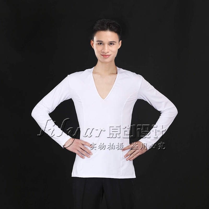 拉丁舞服比赛服男士上衣背心表演服T恤V领短袖开气舒适款NZ033|msdalam kategori sukan/Yoga/kecergasan/bekalan peminat, Dance/Aerobik/Gymnastics, tarian Latin, Baju Tarian Latin - dari Buy2taobao.com untuk memberikan perkhidmatan ejen Taobao profesional membeli