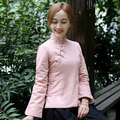 唐装棉衣女冬装改良复古旗袍上衣中式棉袄短款