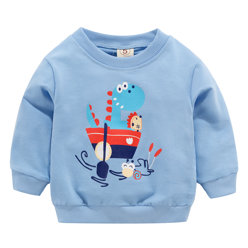Children's clothing T-shirt girl spring and autumn Long sleeve Base coat 2019 new pattern spring clothes Male baby Sweater children jacket pure cottonin the Children/Baby/Family fitted , Sweater/Fleece category - from Buy2taobao.com to provide professional Taobao agent buy service