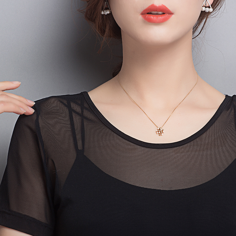 transparent Half monolayer Jacobs Base coat T-shirts sexy have cash less than that is registered in the accounts jacket perspective Internal lap Thin section summer Short sleevedin the Women's clothing/Boutique , Lace shirt/Chiffon shirt category - from Buy2taobao.com to provide professional Taobao agent buy service