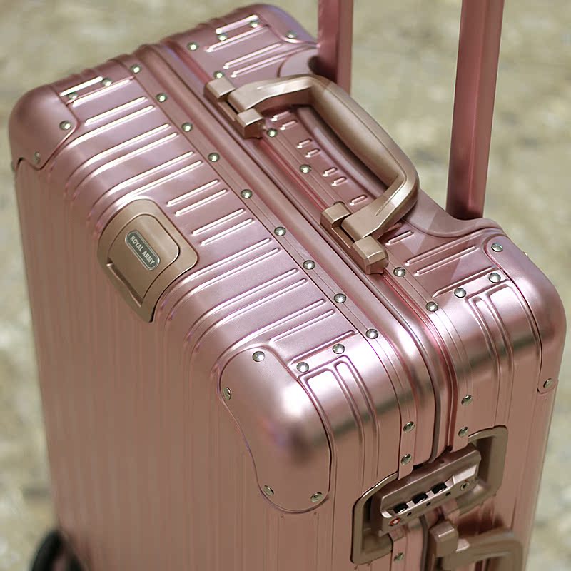 aluminium alloy brand Draw bar box 20 Universal wheel Mute Customs lock quality goods ROYALARMY special counterin the Leather/Lady bags/Men's bag, Suitcase category - from Buy2taobao.com to provide professional Taobao agent buy service