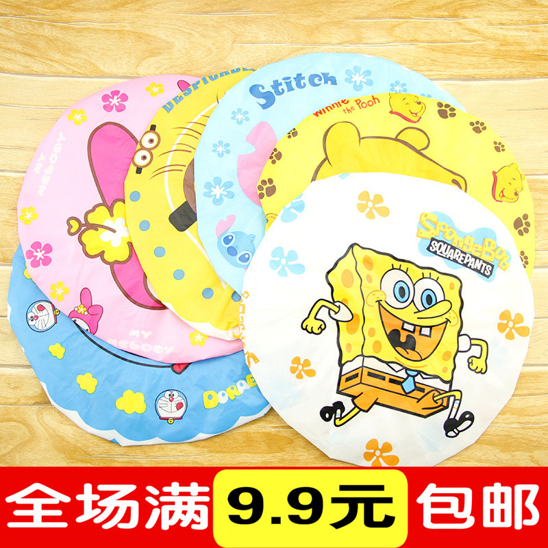 浴帽成人洗澡浴帽塑料女士幹發帽防水加厚淋浴帽帶頭套帽子在類目 家庭/個人清潔工具, 個人洗護清潔用具, 浴帽中 - 來自Buy2taobao.com提供專業的淘寶代購服務