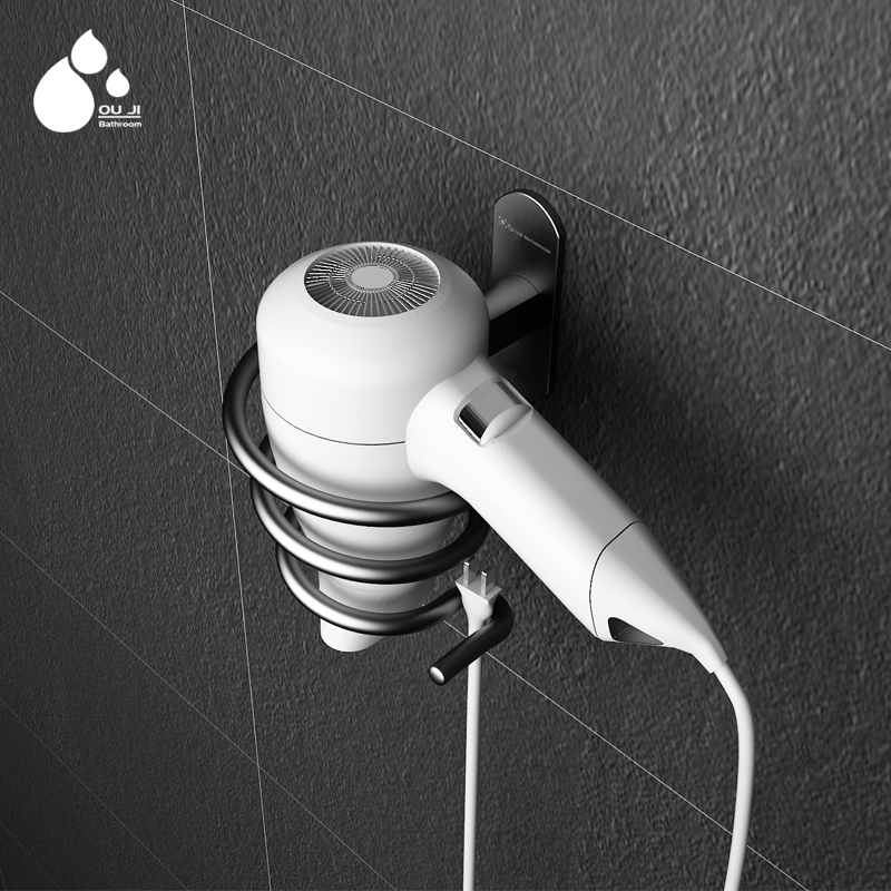 免打孔电吹风机架子壁挂架吸盘式浴室置物架卫生间收纳厕所风筒架|ruв категории награду материалов, туалетные принадлежности, санитарное оборудование/кулон, косметика стойка - от Buy2taobao.com для оказания профессиональной услуги покупки агента Taobao