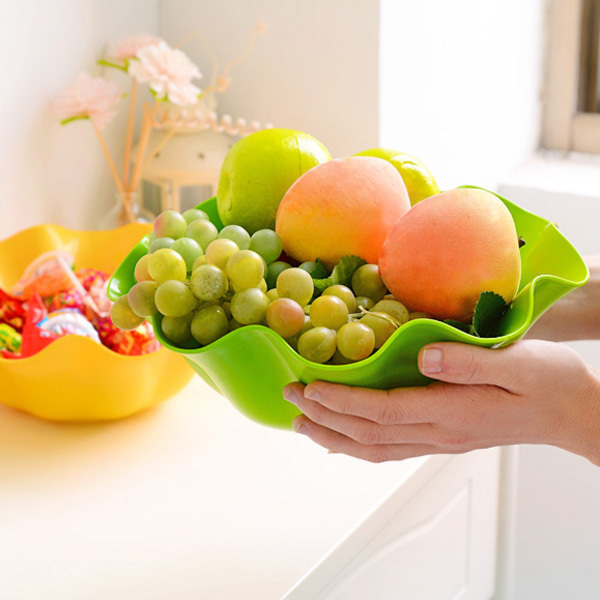 Large Lotus leaf a living room Dried fruit tray Candy dish multi-function Salad plate tea table Oval tray Snack tray Fruit bowlin the Tableware , Tableware , Fruit bowl/Fruit plate/Hamper category - from Buy2taobao.com to provide professional Taobao agent buy service