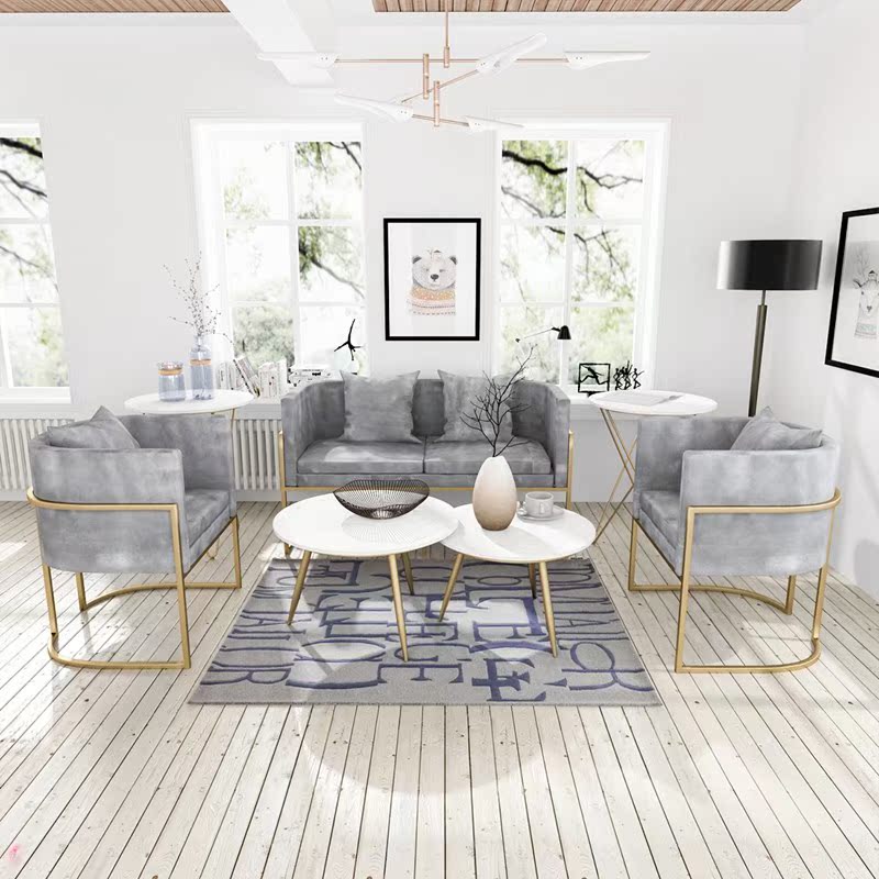 leisure time Office sofa Iron art Northern Europe Front Modern minimalist The reception Rest Sofa sofain the Business/Office Furniture , Office Furniture , Parlor sofa/Tea table , Sofa category - from Buy2taobao.com to provide professional Taobao agent buy service