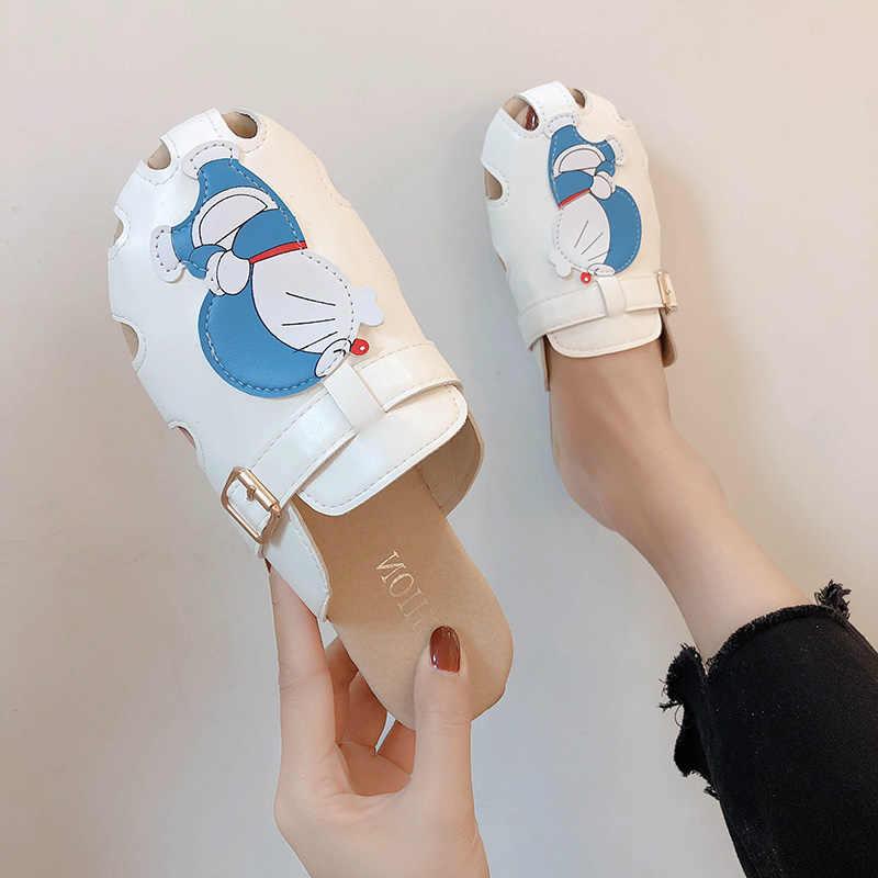 包头拖鞋女外穿2019ins百搭学生新款心少女潮半拖平底可爱凉拖夏|msdalam kategori mod main/animasi/Zhou Bian/cos/permainan papan, 二次元洛丽塔, 洛丽塔/软妹装/洋装 - dari Buy2taobao.com untuk memberikan perkhidmatan ejen Taobao profesional membeli