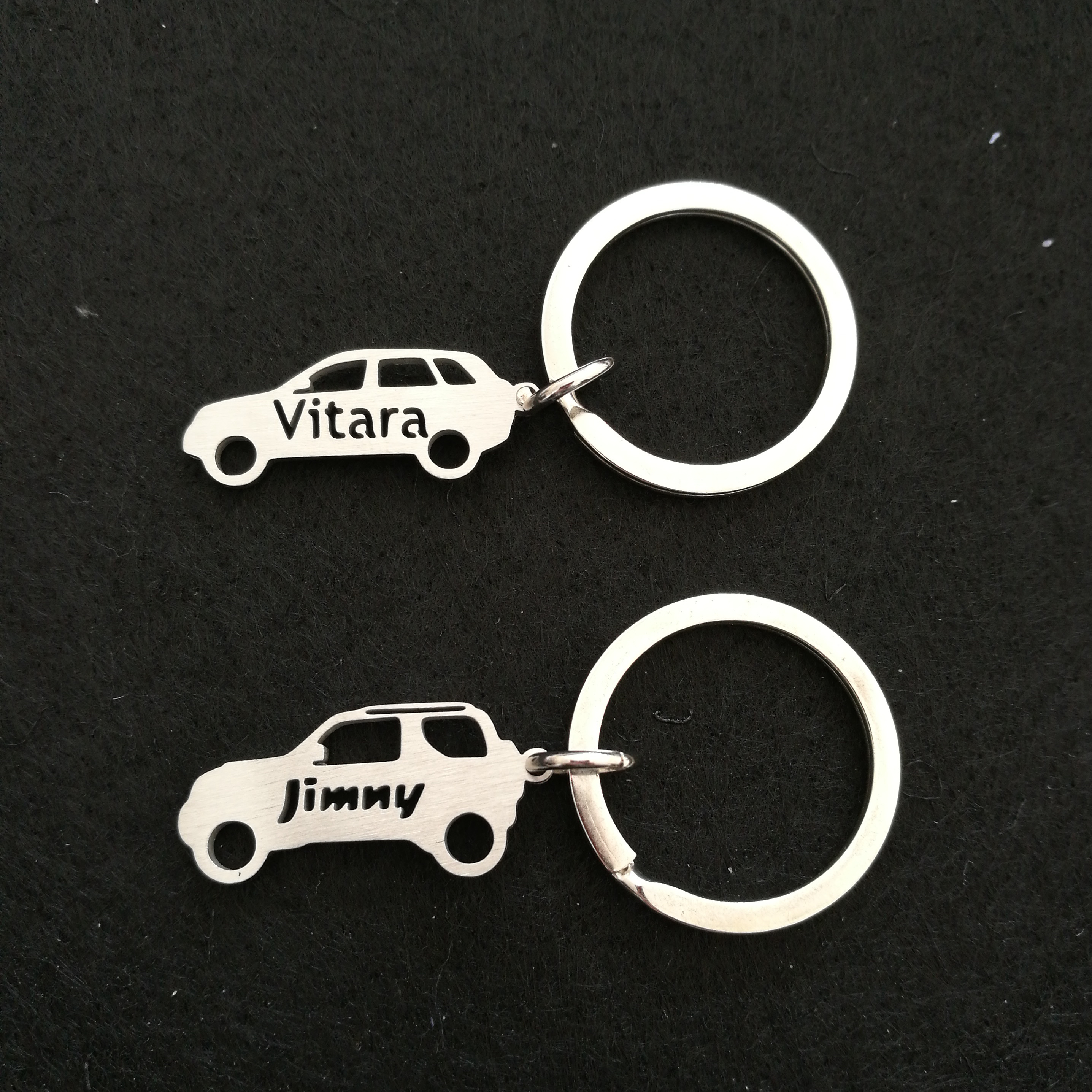 Jimny Super Vitra Exclusive key ring Key buckle Mini Brushed stainless steel high-gradein the Car/Articles/Fitting/Refit , Car Accessories/The jewelry , Driving personal items , Car Keychain category - from Buy2taobao.com to provide professional Taobao agent buy service