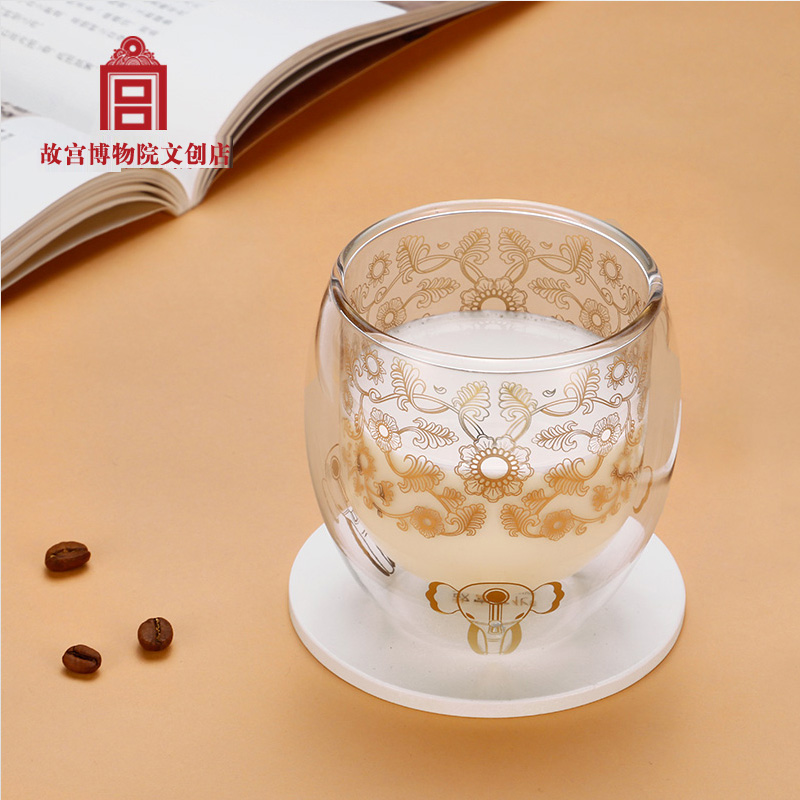 故宫金瓯永固双层玻璃杯果汁牛奶杯礼品故宫淘宝博物院文创旗舰杯|msdalam kategori bekalan perayaan/hadiah, produk budaya dan kreatif, cawan budaya dan kreatif - dari Buy2taobao.com untuk memberikan perkhidmatan ejen Taobao profesional membeli