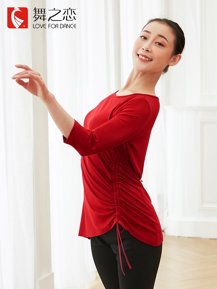 舞之恋19新款舞蹈服 成人健美操形体服修身上衣女 现代舞练功服装|ruв категории движение/йога/фитнес/фанаты товаров, танец/аэробика/гимнастика, аэробика, аэробика. - от Buy2taobao.com для оказания профессиональной услуги покупки агента Taobao