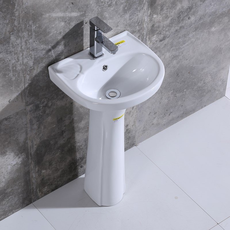 落地陶瓷盆厕所洗脸盆小号洗手盆一体式面盆池立柱简易阳台卫生间|ruв категории награду материалов, туалетные принадлежности, умывальник, колонка бассейна - от Buy2taobao.com для оказания профессиональной услуги покупки агента Taobao