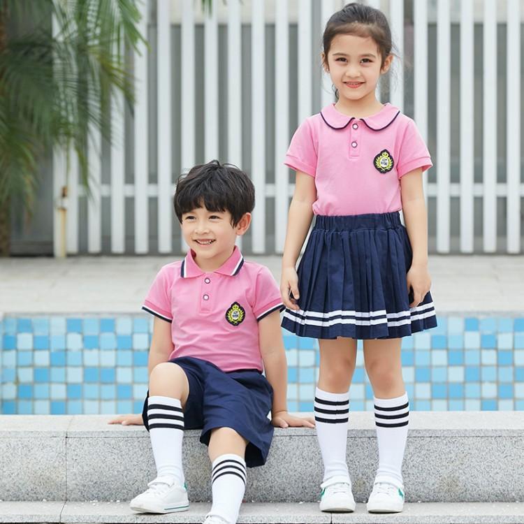 幼儿园园服夏装套装英伦风班服儿童毕业服装夏季小学生校服运动服|msdalam kategori Kanak-kanak/Bayi/Keluarga dipasang, pakaian seragam/pakaian seragam adat - dari Buy2taobao.com untuk memberikan perkhidmatan ejen Taobao profesional membeli