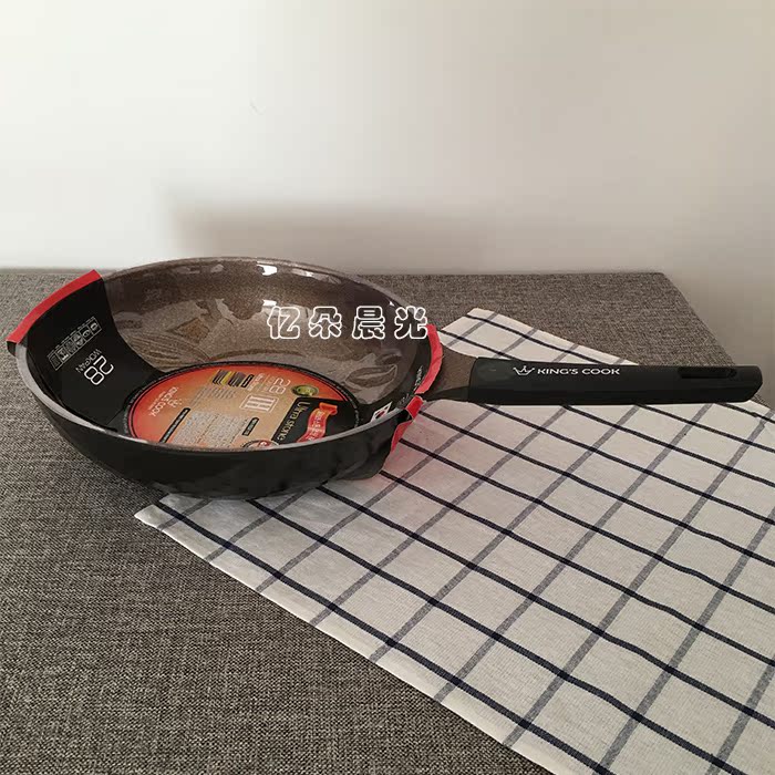 韩国进口KING'S COOK炒锅30CM 28CM 八层石头涂层 炒锅 煎炒在类目 厨房/烹饪用具, 烹饪用具, 锅具/煲/烧水壶, 炒锅中 - 来自Buy2taobao.com提供专业的淘宝代购服务