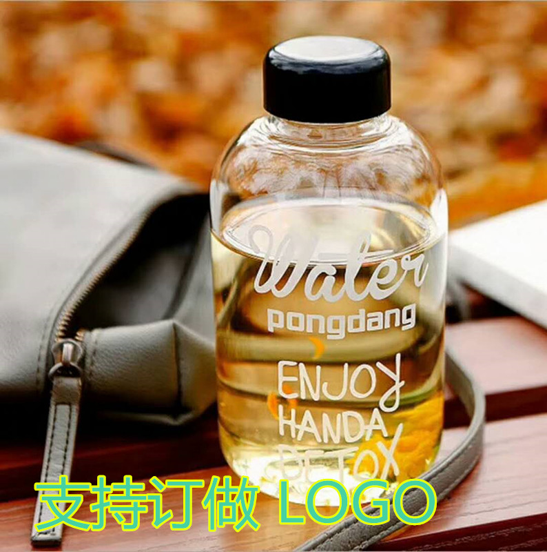 网红果汁花茶杯Water杯韩塑料杯便携玻璃杯批發印LOGO大容量水壶|msdalam kategori pinggan mangkuk, Cup/cawan/cerek, Glass - dari Buy2taobao.com untuk memberikan perkhidmatan ejen Taobao profesional membeli