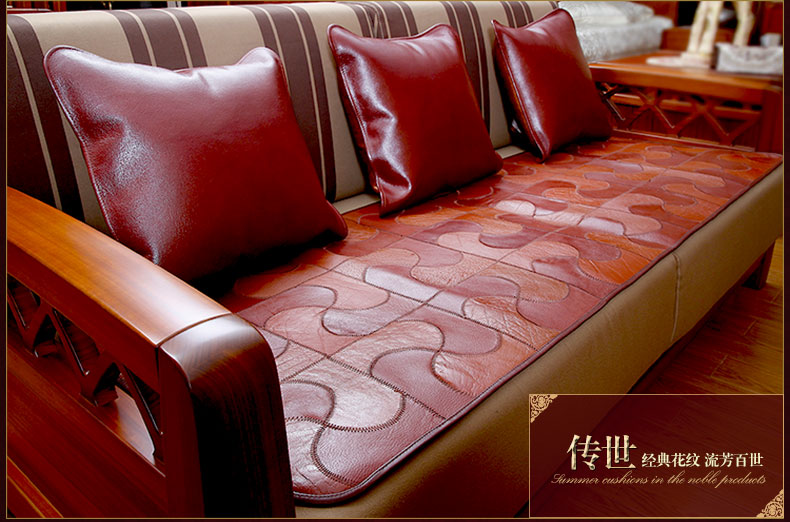 软面牛皮沙发坐垫 牛皮沙发凉垫 50*100cm 50cm 牛皮坐垫|ruв категории домашний ткань, подушка/обивка/подушки на диване, подушки на диване - от Buy2taobao.com для оказания профессиональной услуги покупки агента Taobao