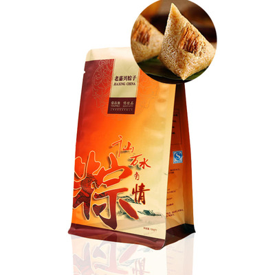 优品集老嘉兴粽子 抽真空鲜肉粽子咸味120g*2只/袋中肉粽荤粽子