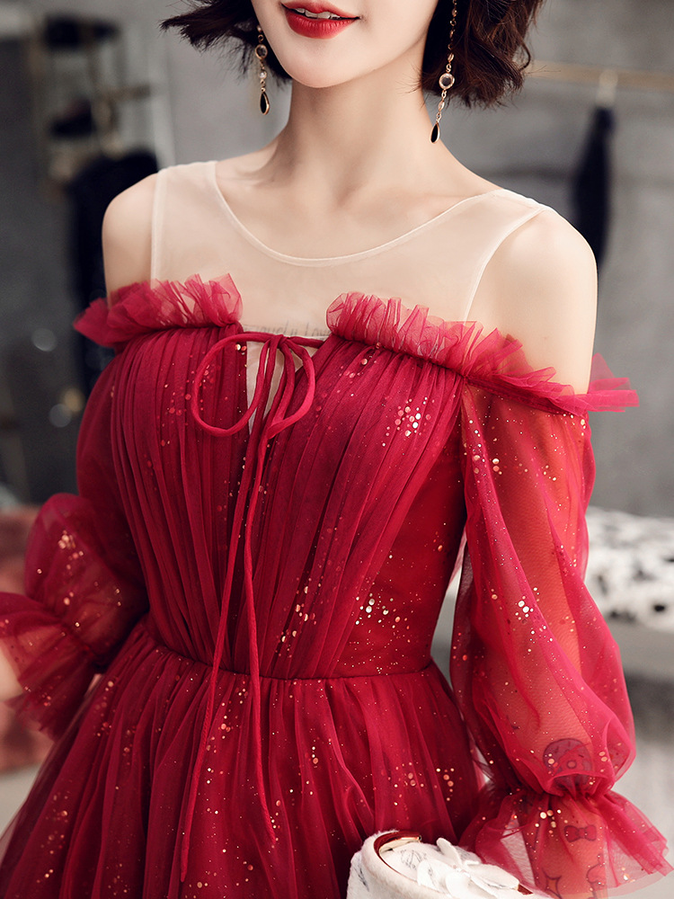 晚礼服宴会结婚衣服订婚 新娘婚礼红色连衣裙名媛气质显瘦敬酒服|ruв категории Женская одежда, Cвадебные платья, свадебное платье - от Buy2taobao.com для оказания профессиональной услуги покупки агента Taobao