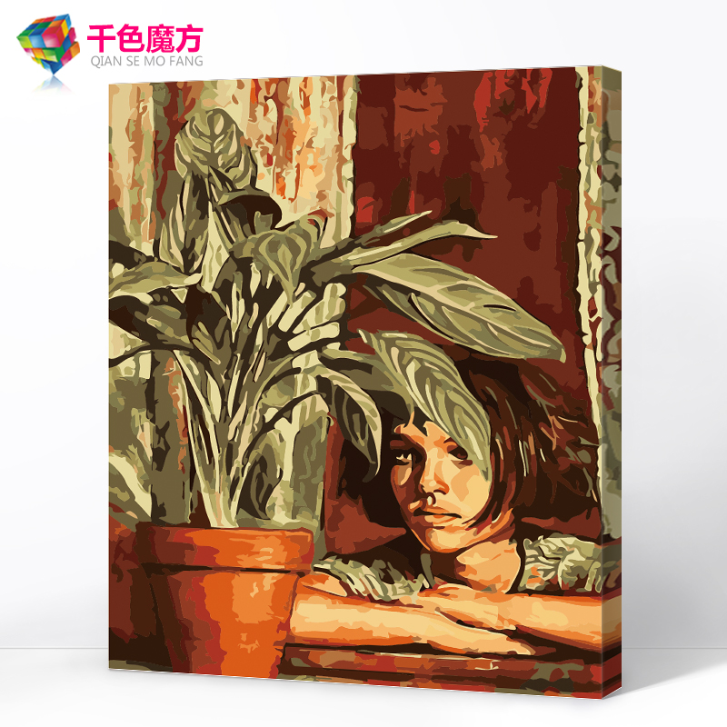 工填色画手绘油彩装饰diy数字油画水彩上色画这个杀手不太冷在类目 家居饰品, 装饰画, DIY/数字油画中 - 来自Buy2taobao.com提供专业的淘宝代购服务