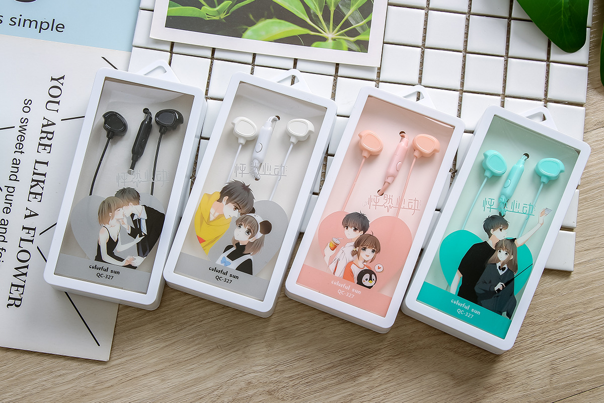 QC-327 In ear fashion comic Palpitate with excitement drive-by-wire headsetin the Audio appliances , Headphone/Headsets category - from Buy2taobao.com to provide professional Taobao agent buy service