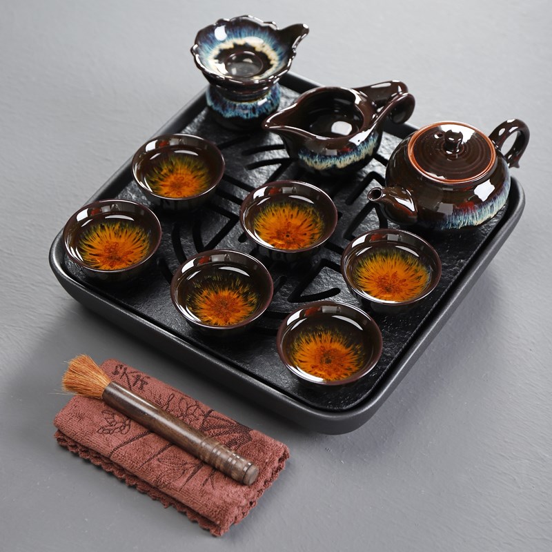 乌金石茶具茶盘套装家用功夫茶海茶托小茶台储水式石头简约干泡台|msdalam kategori pinggan mangkuk, set teh, dulang teh - dari Buy2taobao.com untuk memberikan perkhidmatan ejen Taobao profesional membeli