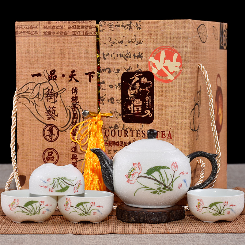 Tie Guanyin highly flavored type Tea tea set 500 Fujian Alpine Oolong Tea Bagged Gift box packagingin the Tea , Oolong (New) , Iron Goddess of Mercy category - from Buy2taobao.com to provide professional Taobao agent buy service