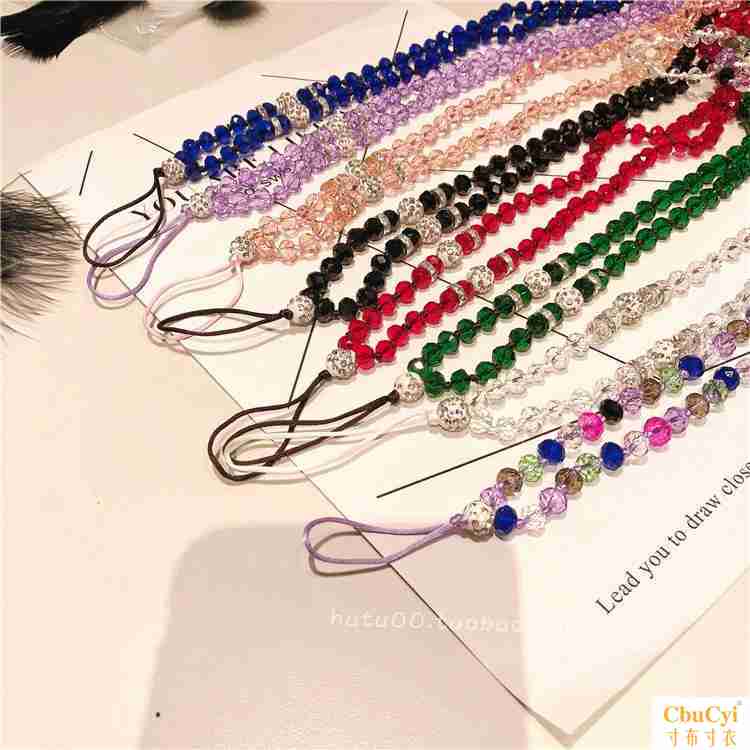 纯手工编织手机链水晶挂绳挂脖水钻长链镶钻闪亮胸牌项链吊坠通用|msdalam kategori Aksesori Digital 3C, Aksesori telefon bimbit, Aksesori telefon, loket telefon/tali telefon - dari Buy2taobao.com untuk memberikan perkhidmatan ejen Taobao profesional membeli