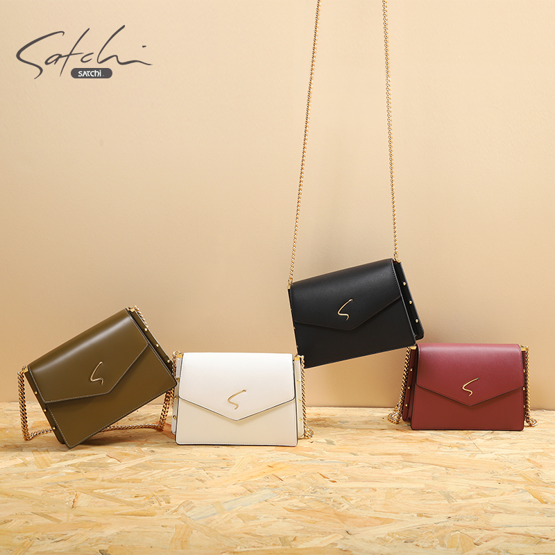 quality goods Satchi chain Female bag 2019 new pattern genuine leather Versatile One shoulder Diagonal chain Small bag BU02029-41Hin the Leather/Lady bags/Men's bag, Ms. bags category - from Buy2taobao.com to provide professional Taobao agent buy service