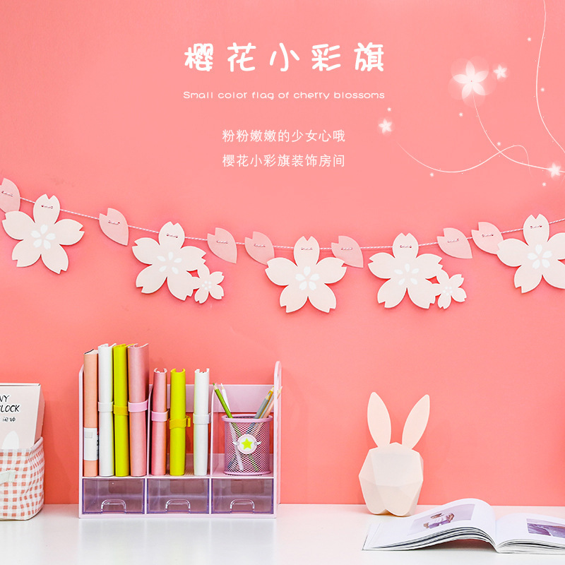 55485 韩国文具 樱花小彩旗FLOWERGARLAND 气氛布置品|ruв категории плесень играть/Аниме/вокруг/cos/настольные игры, Косплей одежды/реквизит/услуги, Косплей аксессуары/реквизит/кукла одежды - от Buy2taobao.com для оказания профессиональной услуги покупки агента Taobao