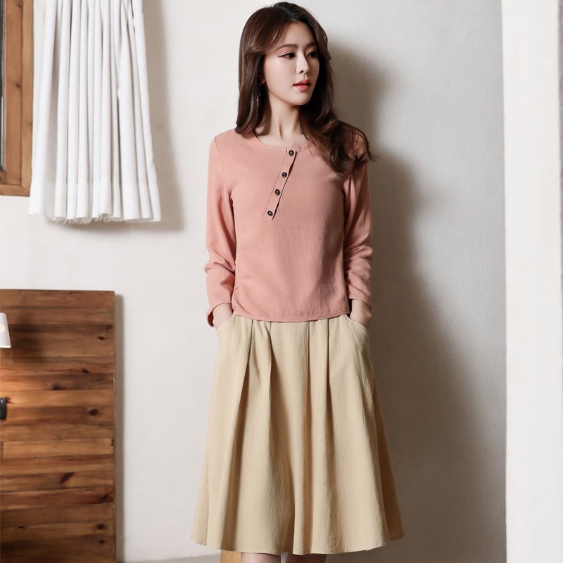 两件套连衣裙麻女式套装 休闲运动套装2018新春款时尚文艺|msdalam kategori Butik wanita / wanita, menetapkan/pakaian seragam pelajar/seragam kerja, saman sukan Leisure - dari Buy2taobao.com untuk memberikan perkhidmatan ejen Taobao profesional membeli