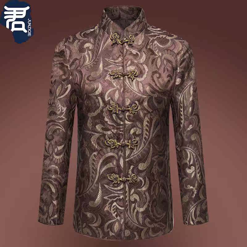中老年人唐装男爷爷奶奶情侣套装老人过寿生日衣服装中国风秋外套|msdalam kategori Pakaian Lelaki, pakaian kebangsaan - dari Buy2taobao.com untuk memberikan perkhidmatan ejen Taobao profesional membeli