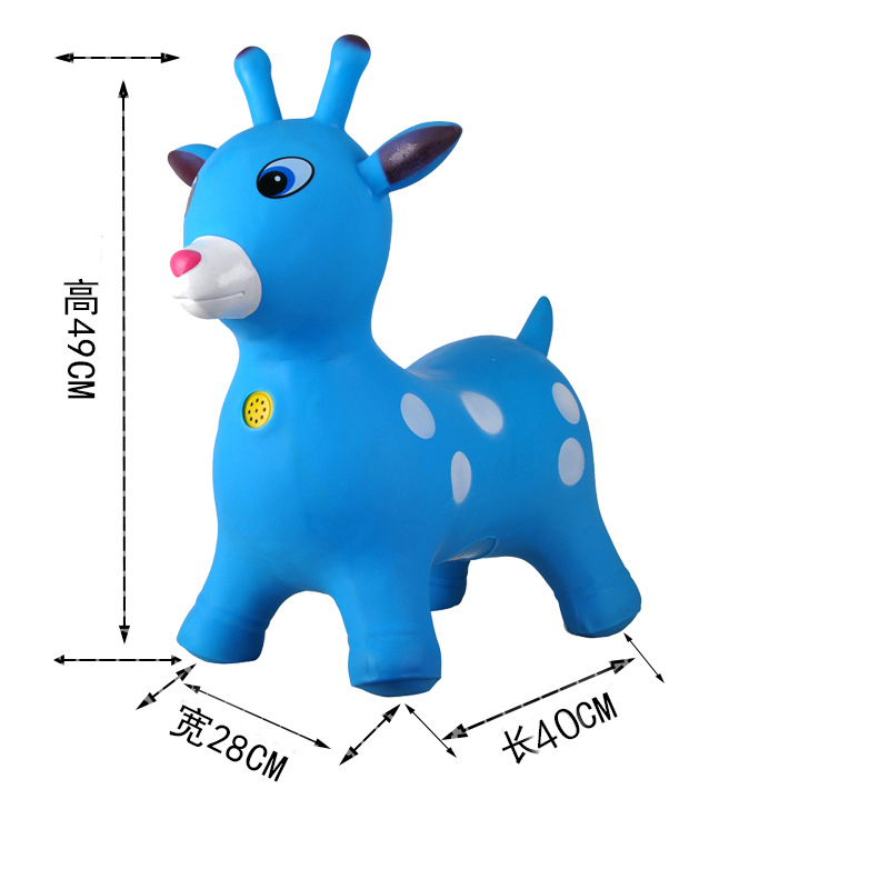 Voiced Addition thickening baby Toys children Mounts Cartoon Fawn Jumping horsein the Toy/Childs/Puzzle/Building block/Model , Outdoor sports/Leisure/Traditional toys , Jumping toys/Jumping Sports category - from Buy2taobao.com to provide professional Taobao agent buy service