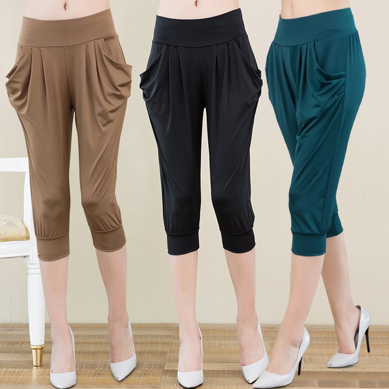 7 points harem pants stretch thin 7 points milk silk|ruв категории спортивный костюм/досуг одежды, спортивный костюм - от Buy2taobao.com для оказания профессиональной услуги покупки агента Taobao