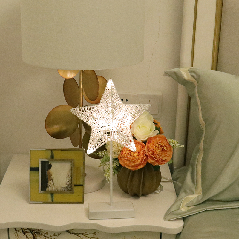 ins star love manual Rattan Coloured lights Night light Table lamp Room dormitory decorate gift arrangementin the Festive supplies/Gift , Decorative lights category - from Buy2taobao.com to provide professional Taobao agent buy service