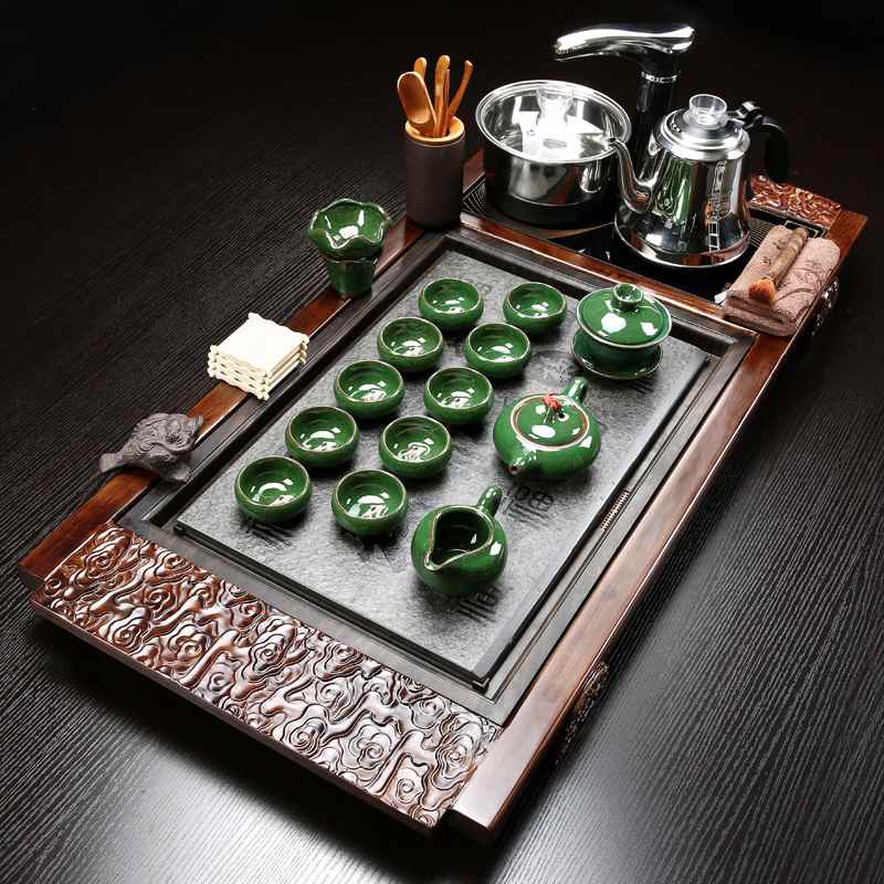 高档茶具套装功夫茶具柯木祥云茶盘全自动电磁炉礼品定制|ruв категории посуда, чайный сервиз, набор чайный сервиз - от Buy2taobao.com для оказания профессиональной услуги покупки агента Taobao