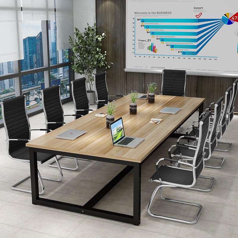 Conference table Long table Modern simplicity train Negotiate Tables and chairs combination desk rectangle simple and easy Large table furniturein the Business/Office Furniture , Office Furniture , Desk , Conference table category - from Buy2taobao.com to provide professional Taobao agent buy service