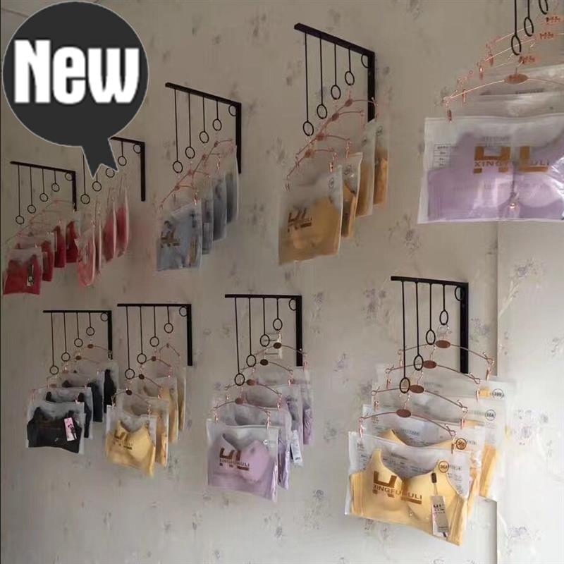 铁艺文09胸展示架上墙架子挂钩内裤壁挂内衣架货架袜子吊环衣服袜|msdalam kategori Perniagaan/perabot pejabat, rak/Showcase, rak pakaian - dari Buy2taobao.com untuk memberikan perkhidmatan ejen Taobao profesional membeli