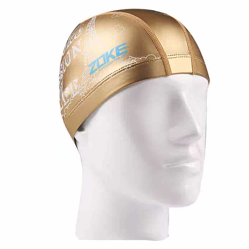 ZOKE children bathing cap Boy Ear Hair care new pattern CUHK girl Long PU Knitted swimming capin the Sports/Yoga/Fitness/Fans supplies , Swim , Caps category - from Buy2taobao.com to provide professional Taobao agent buy service