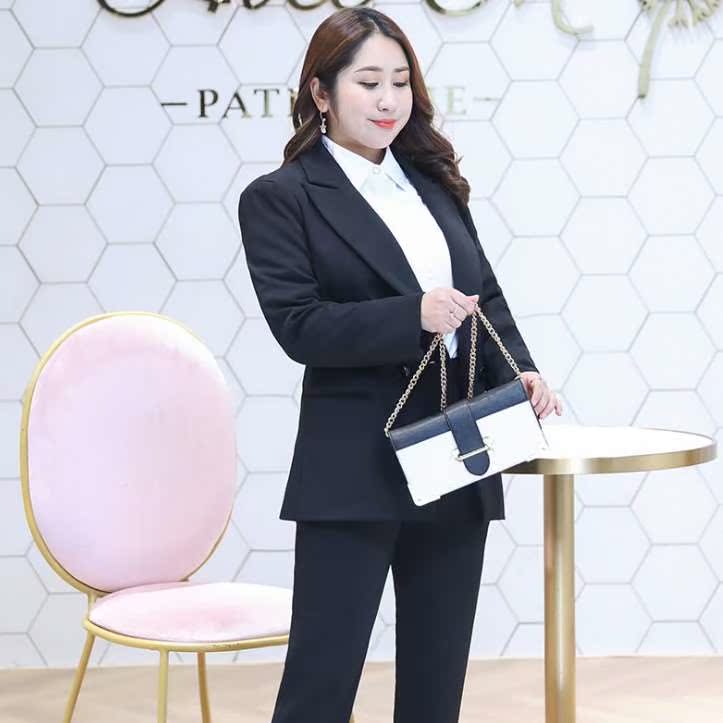 胖人240职业西装特大码女秋装18新胖m200斤工作西服正装外套|msdalam kategori Butik wanita / wanita, wanita saiz besar - dari Buy2taobao.com untuk memberikan perkhidmatan ejen Taobao profesional membeli