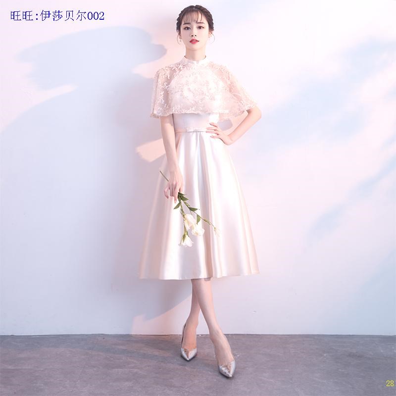 伴娘服2018夏季新款姐妹团短款灰色大码显瘦婚礼毕业晚礼服连衣裙在类目 女装/女士精品, 婚纱/旗袍/礼服, 礼服/晚装中 - 来自Buy2taobao.com提供专业的淘宝代购服务