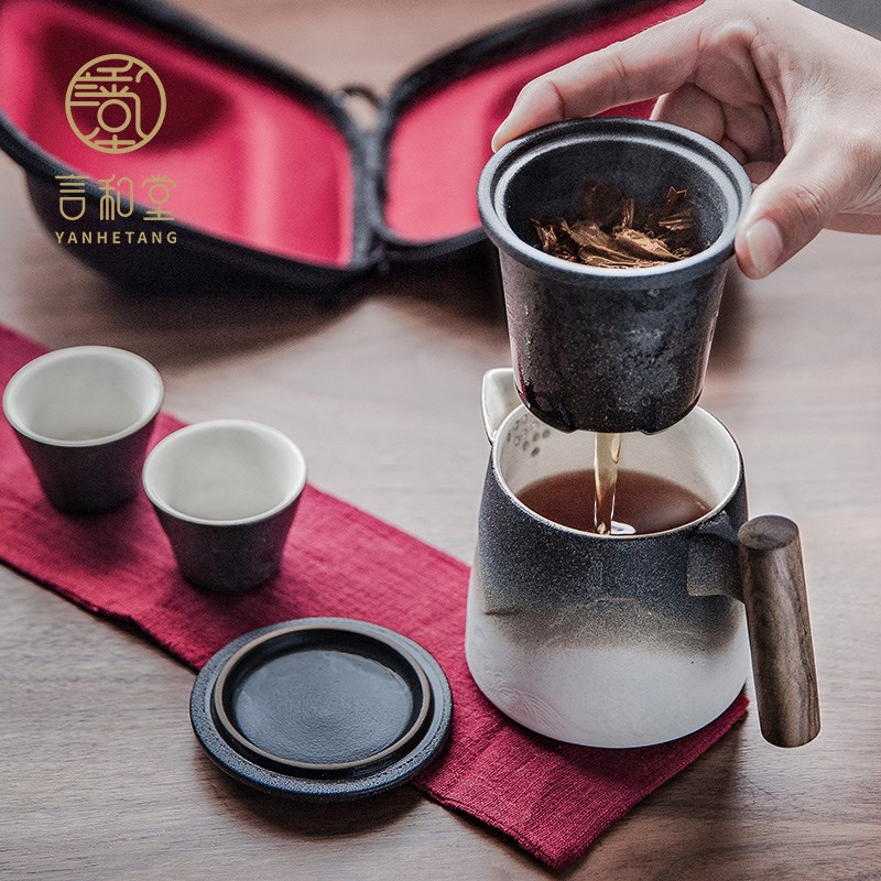 旅行茶具套装 便携快客杯功夫泡茶壶简易办公一壶二杯两杯在类目 餐饮具, 茶具, 功夫茶具中 - 来自Buy2taobao.com提供专业的淘宝代购服务