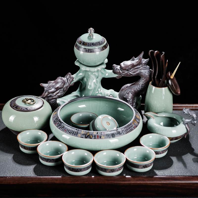 De Kun originality a complete set household Ge Ruyao Lazy man fully automatic Kungfu Online Tea Set teapot teacupin the Tableware , Tea set , Kung Fu Tea category - from Buy2taobao.com to provide professional Taobao agent buy service